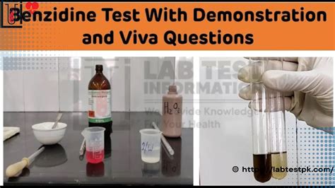 benzidine test|An Evaluation of the Benzidine Test for Occult Blood in the Feces.